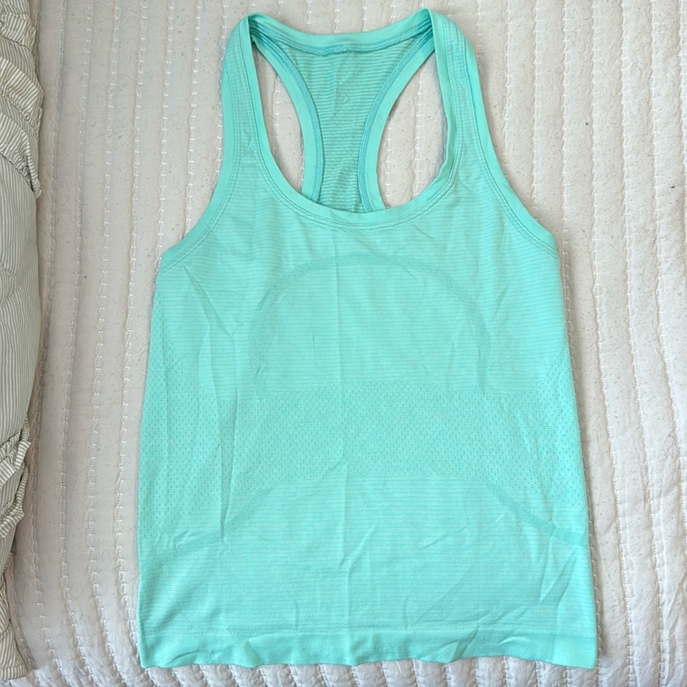 Mint Green Lululemon Swiftly Tech Tank